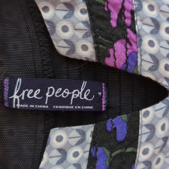Multi color floral Free People mini dress size 4 - Picture 3 of 16